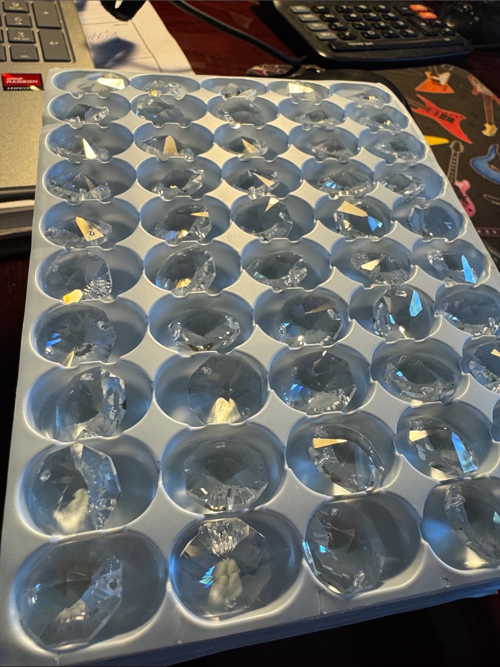 50 pieces of brand new Swarovski crystals